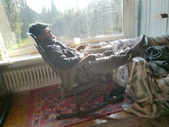 秋日湖邊散步。 010