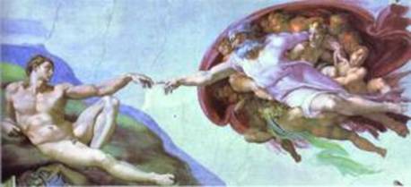 Michelangelo. The Creation of Adam.